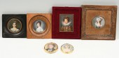 SIX-PIECE MINIATURE PAINTING L