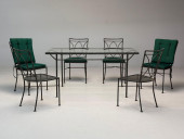 SIX PIECE OUTDOOR PATIO SET<br