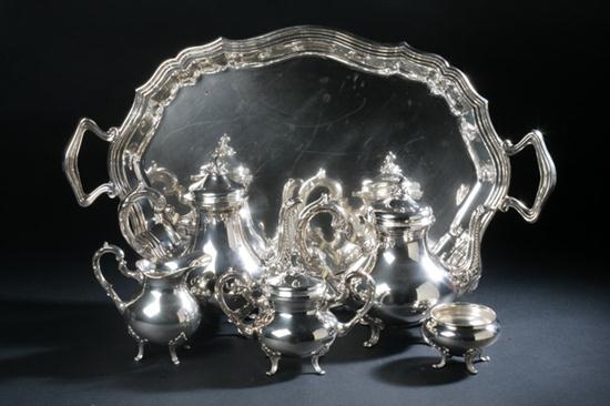 SIX-PIECE PERUVIAN STERLING