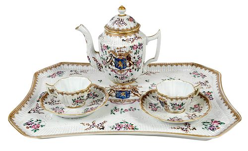 SIX PIECE SAMSON PORCELAIN TETE A