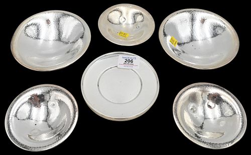 SIX PIECE STERLING SILVER