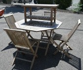 SIX PIECE TEAK OUTDOOR PATIO S