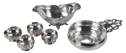 SIX PIECE TIFFANY STERLING