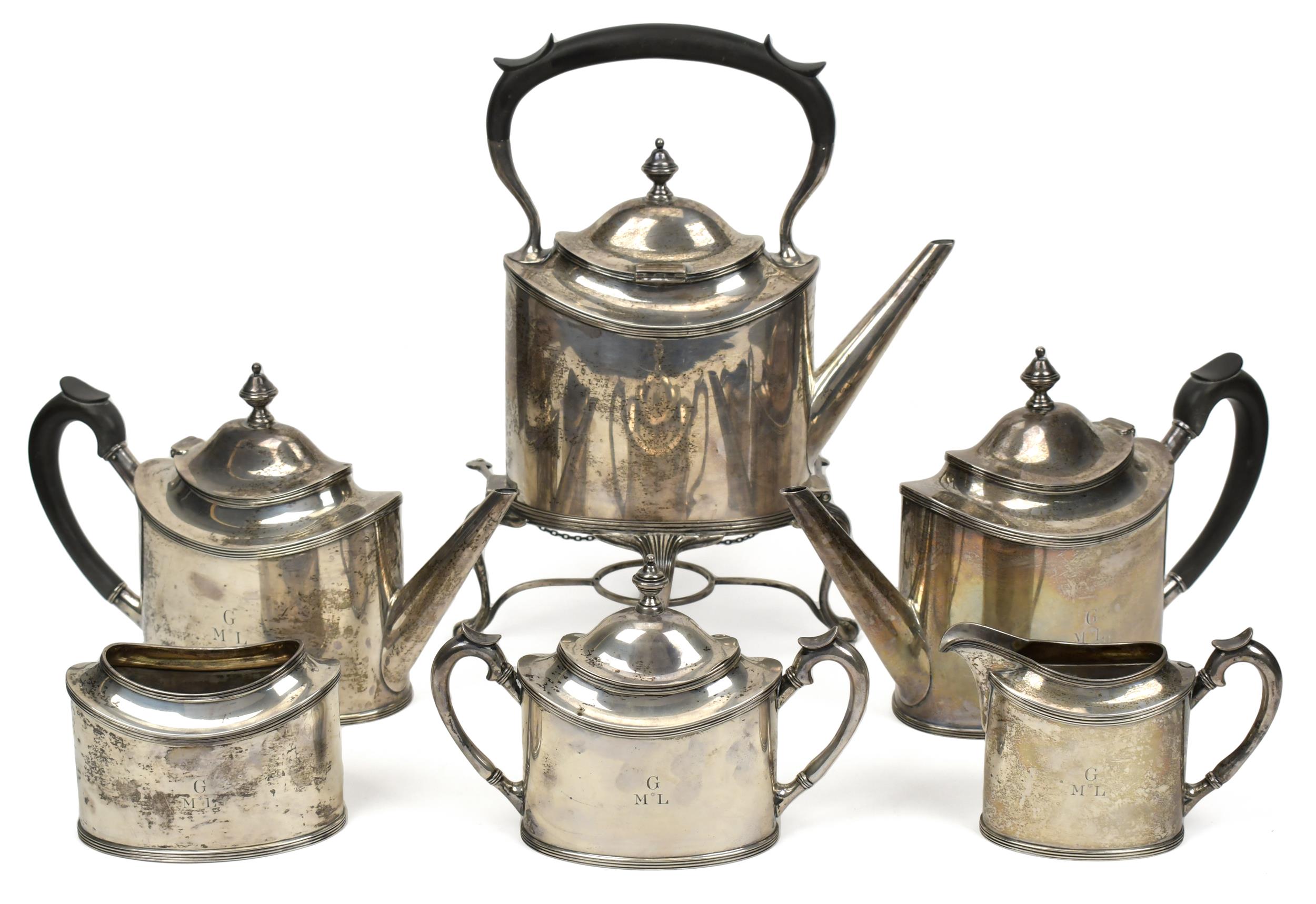 SIX PIECE VINTAGE TUTTLE STERLING