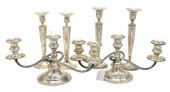 SIX PIECE WEIGHTED SILVER LOTS