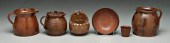 Six pieces 19th century redwar