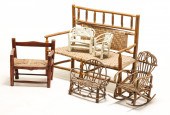 SIX PIECES CHILD AND DOLL FURN
