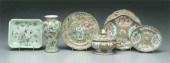 Six pieces Chinese famille ros