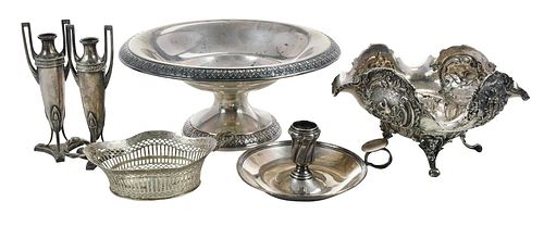 SIX PIECES CONTINENTAL SILVER
