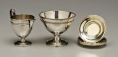 Six pieces English silver: Geo