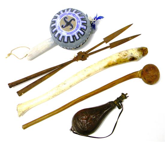Six pieces including: usik  Inuit
