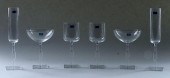 SIX PIECES JAPANESE HOYA CRYST