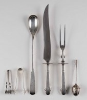 SIX PIECES OF AMERICAN FLATWAR