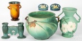 SIX PIECES OF ART POTTERYSix p