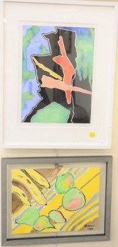 SIX PIECES OF ART TO INCLUDE K