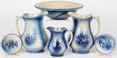 SIX PIECES OF BLUE AND WHITE S