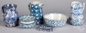 SIX PIECES OF BLUE AND WHITE S