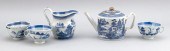 SIX PIECES OF BLUE AND WHITE C
