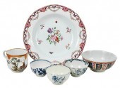 SIX PIECES OF BRITISH AND CONT