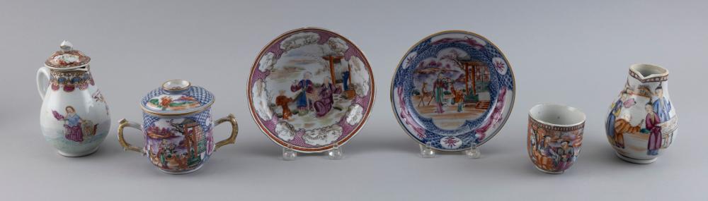 SIX PIECES OF CHINESE EXPORT