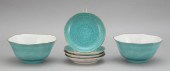 SIX PIECES OF CHINESE TURQUOIS