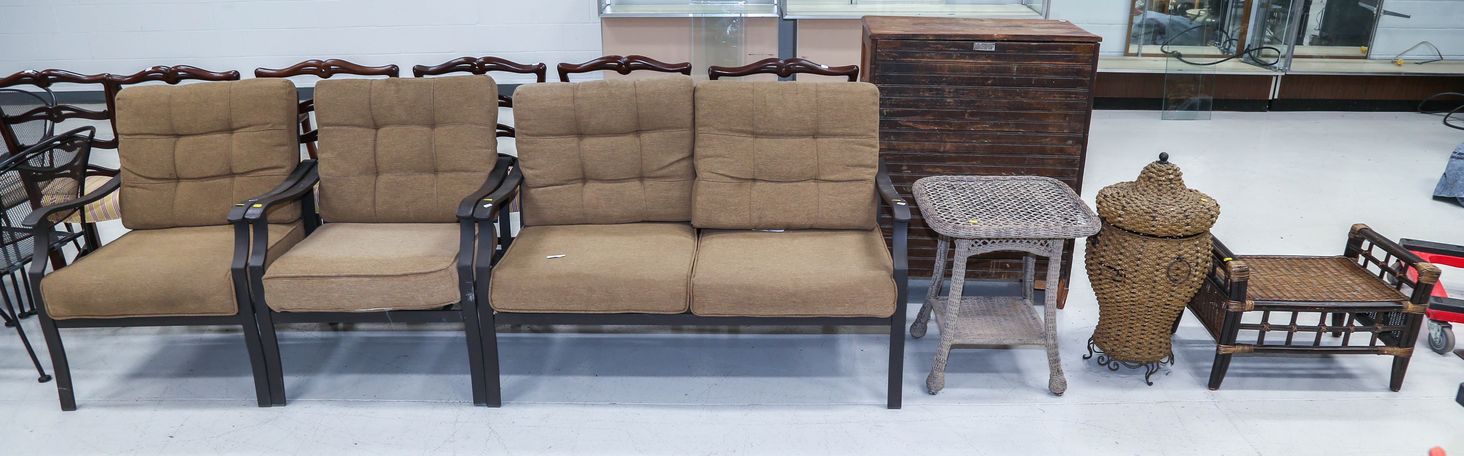 SIX PIECES OF FURNITURE & OTHER