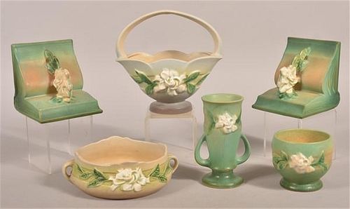 SIX PIECES OF "GARDENIA"
