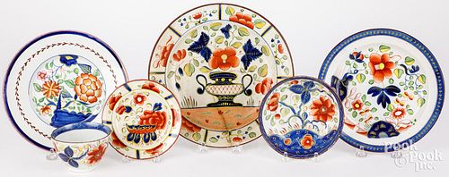 SIX PIECES OF GAUDY DUTCH