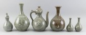 SIX PIECES OF KOREAN CELADON P