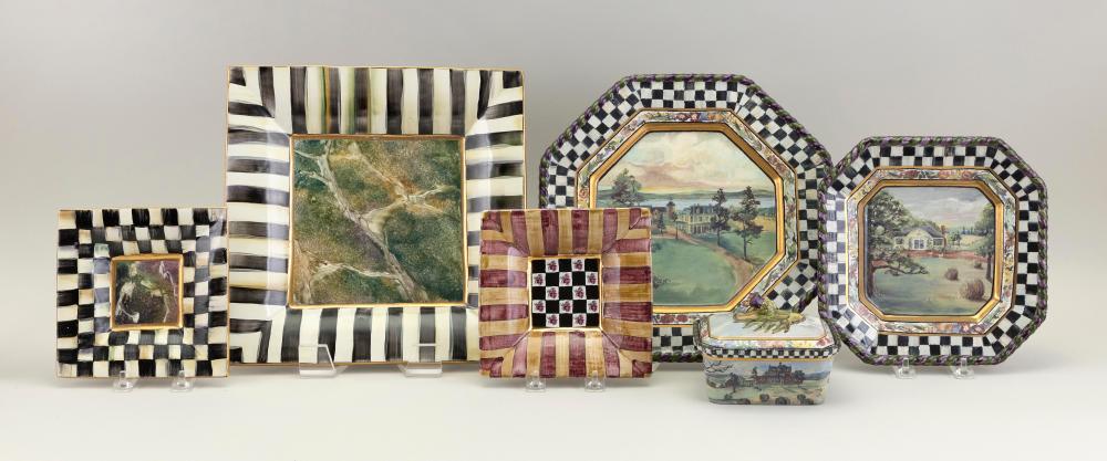 SIX PIECES OF MACKENZIE-CHILDS