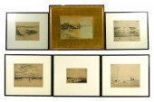 SIX PIECES OF MARITIME ARTWORK