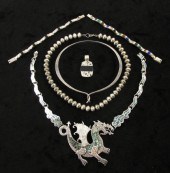 Six Pieces of Mexican Sterling
