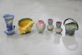 SIX PIECES OF OHIO POTTERY.  O