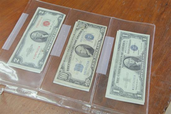 SIX PIECES OF PAPER MONEY. Two 1953