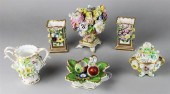 SIX PIECES OF PORCELAIN WITH A