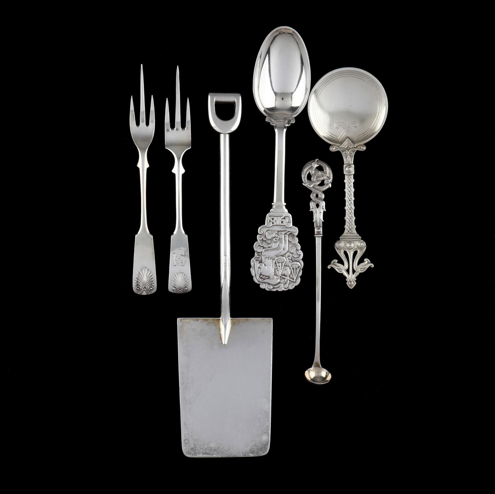 SIX PIECES OF SCANDINAVIAN SILVER