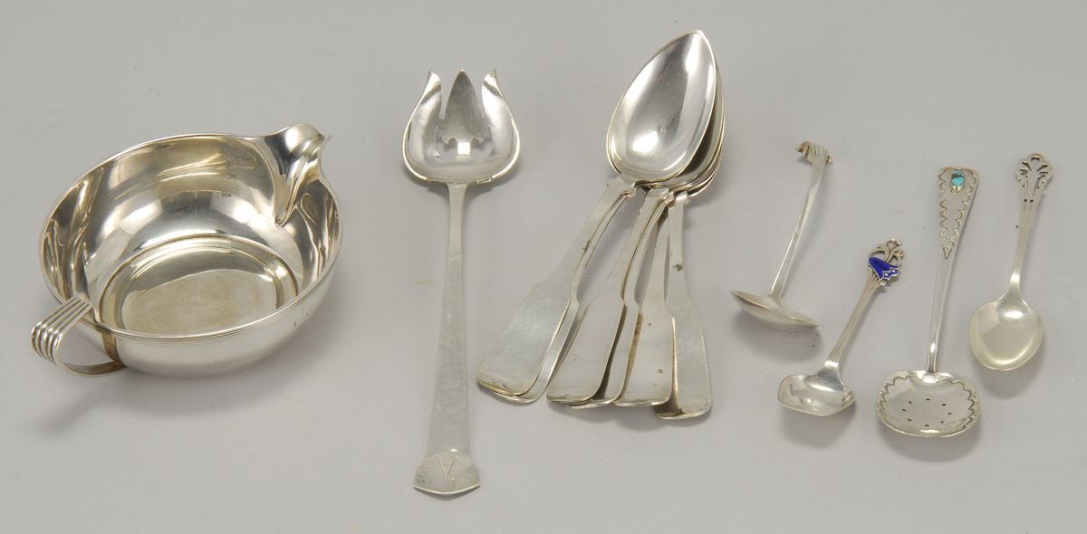 SIX PIECES OF STERLING SILVER