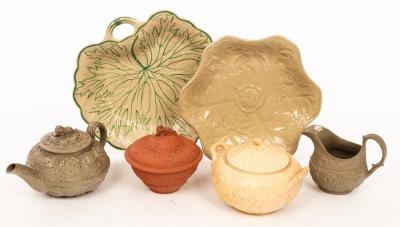 Six pieces of Wedgwood drabware