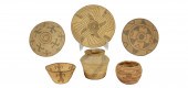 SIX PIMA BASKETS (lot of 6) Pi