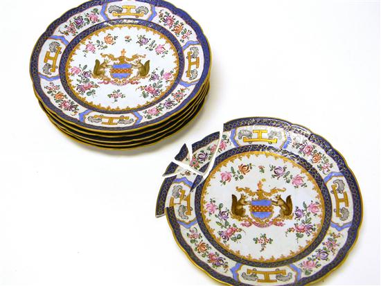 Six plates  Samson  Chinese Export