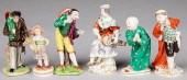 SIX PORCELAIN FIGURESSix porce
