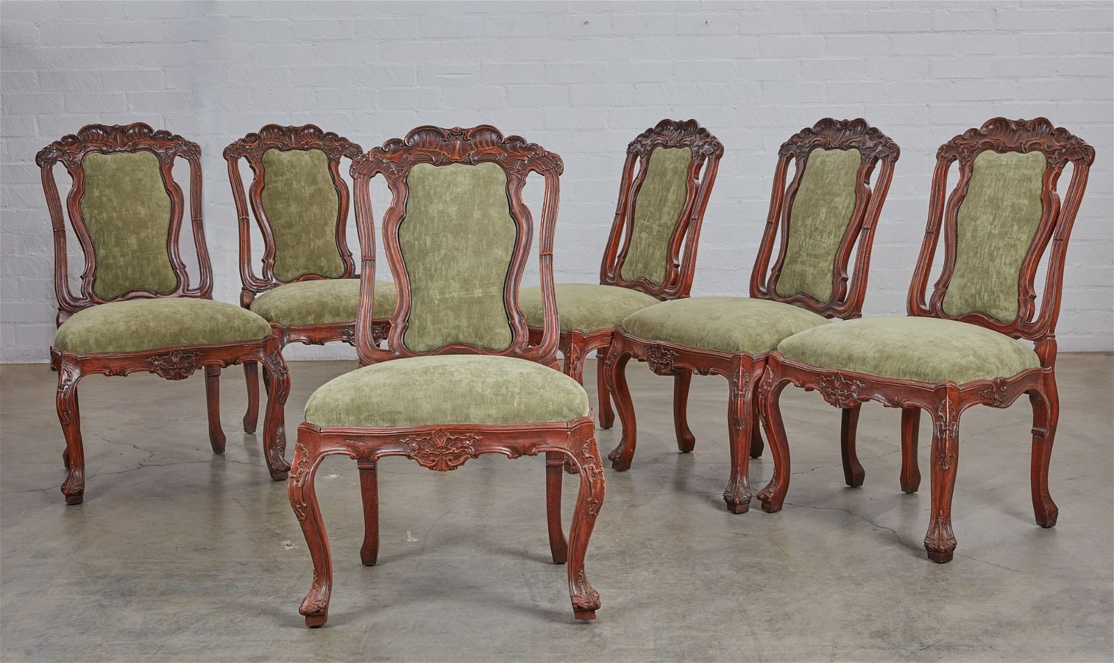 SIX PORTUGUESE ROCOCO STYLE