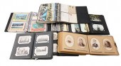 SIX POSTCARD ALBUMS, TO INCLUD