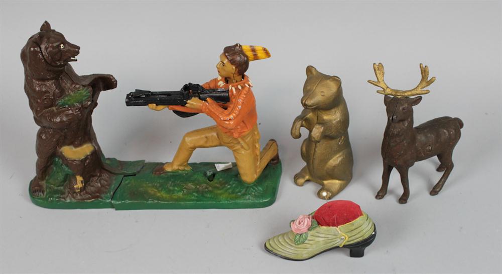 SIX PRE-COLOMBIAN FIGURES