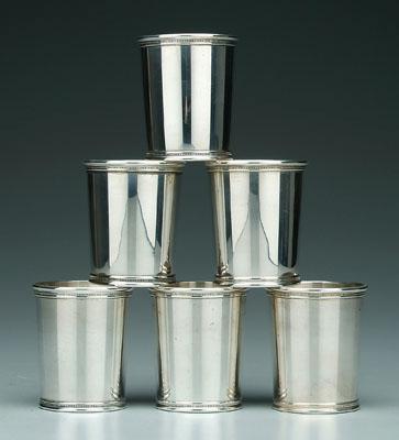 Six Presidential sterling julep