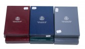 SIX PRESTIGE PROOF SETS WITH P