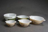 SIX PYREX MIXING BOWLSSix Pyre