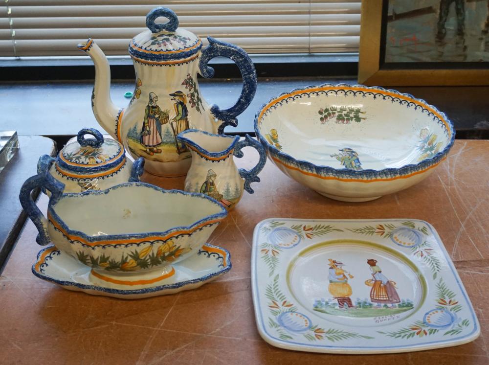 SIX QUIMPER AND QUIMPER TYPE