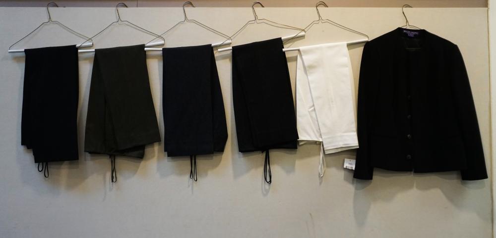 SIX RALPH LAUREN WOOL AND COTTON