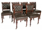 SIX REGENCY STYLE BEECHWOOD BR